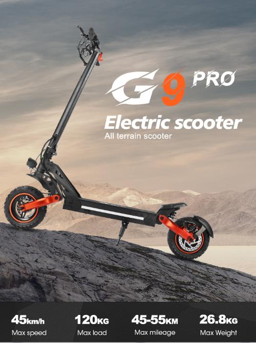 G9 Electric scooter 1000W 15.6AH view 2