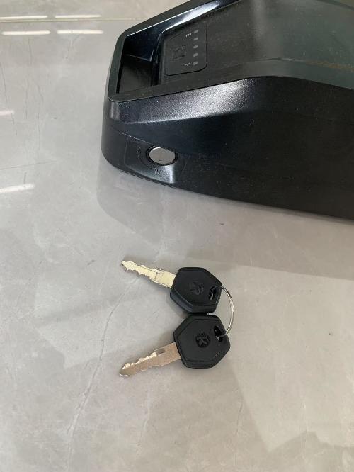 The key for battery of ebike view 4