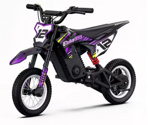 Children's electric motorcycle off-road vehicle view 3